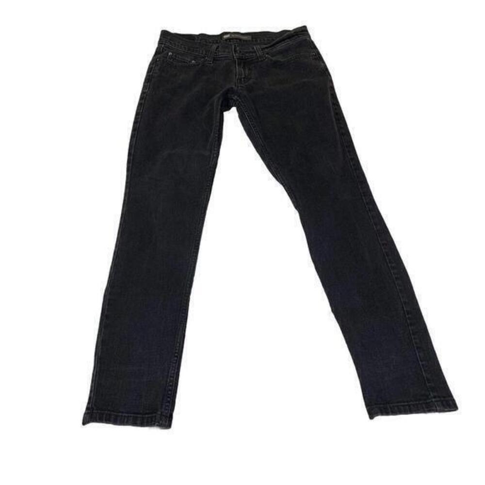 Levis 524 Jeans Girls 5 S/C Black Too Superlow Skinny Low Rise Stretch